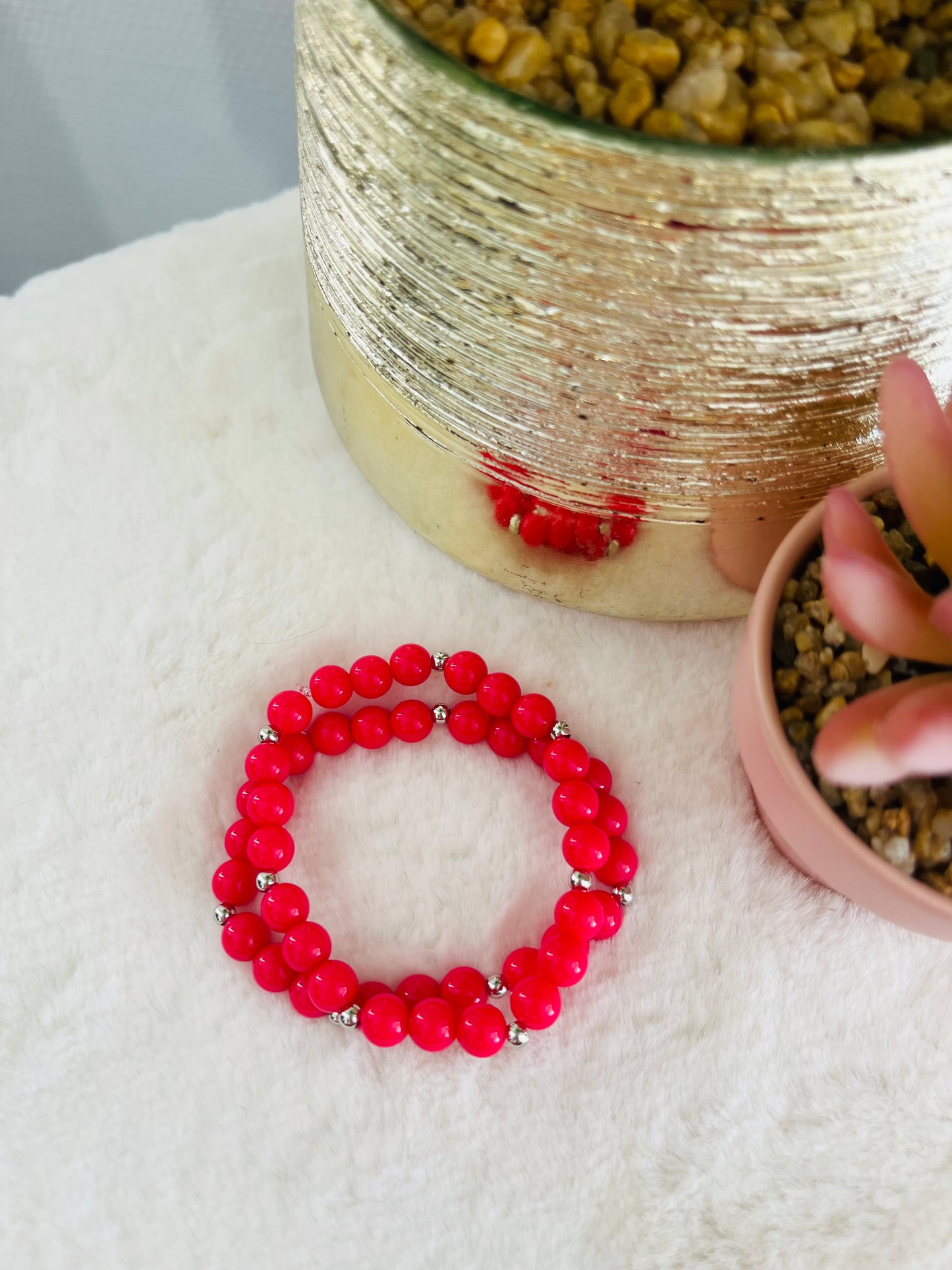 Bracelet MARGOT rose fuschia
