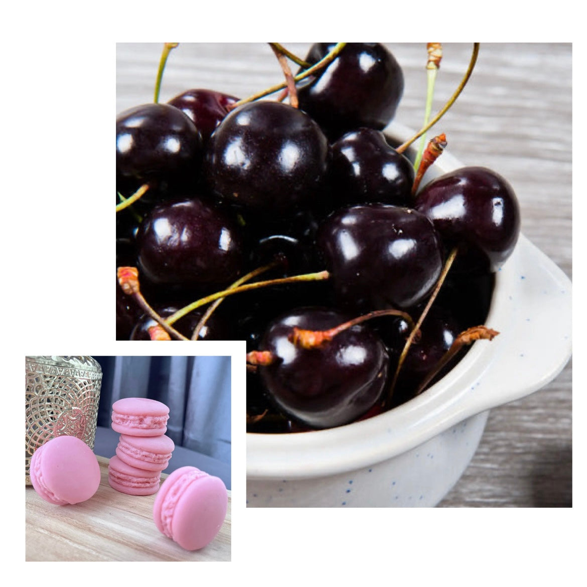 Macaron CERISE NOIRE