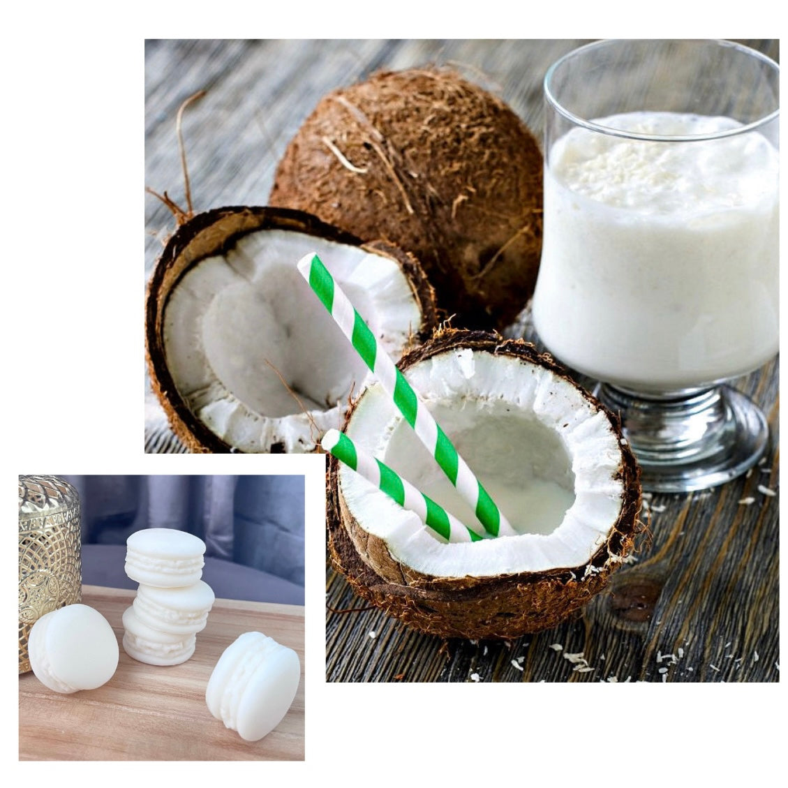 Macaron fondant NOIX DE COCO