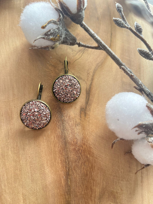 Boucles dormeuse ROSE GOLD