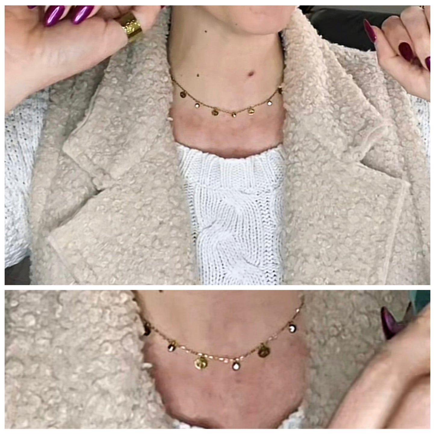 Collier SAFIA acier inoxydable