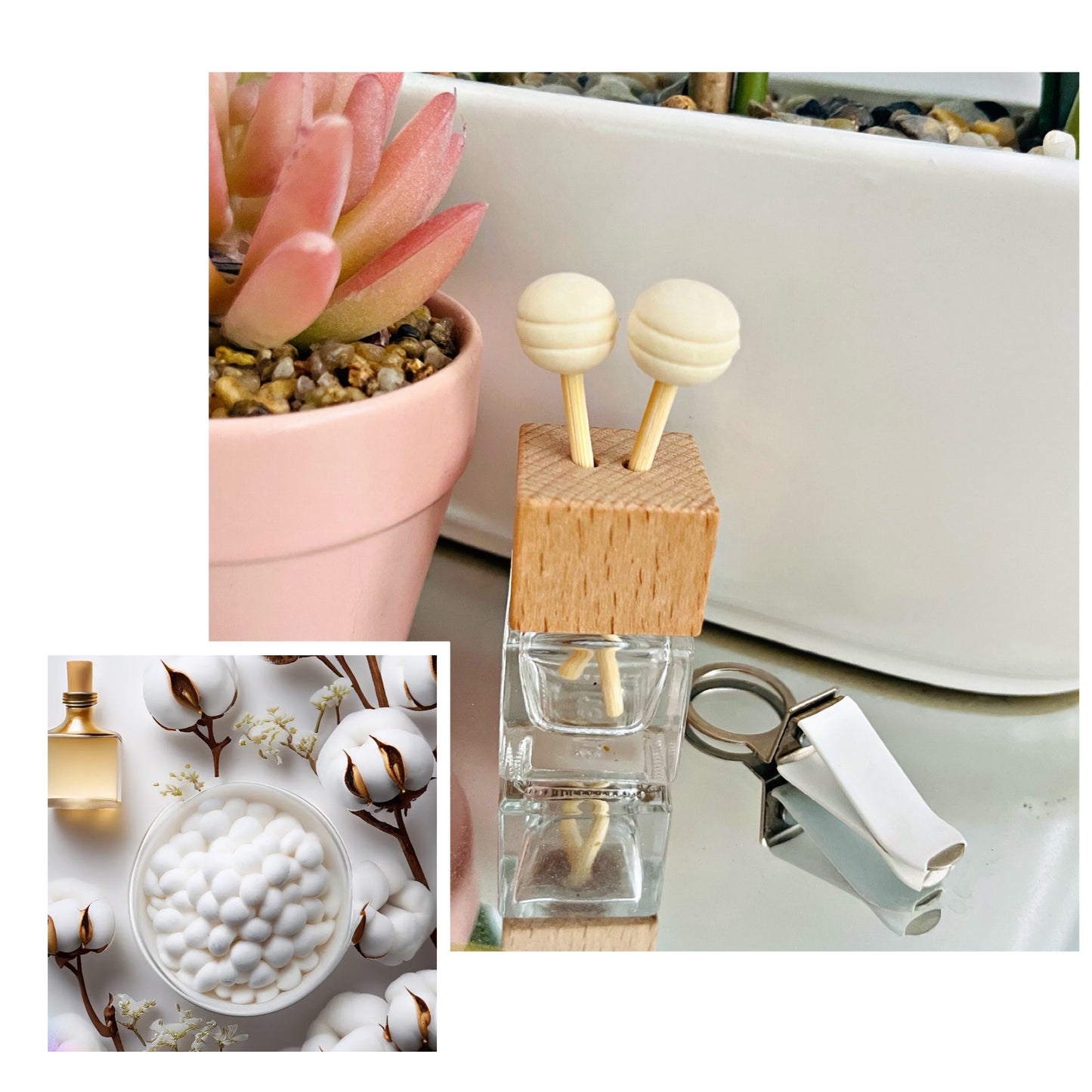 Diffuseur de parfum à tiges MUSC BLANC