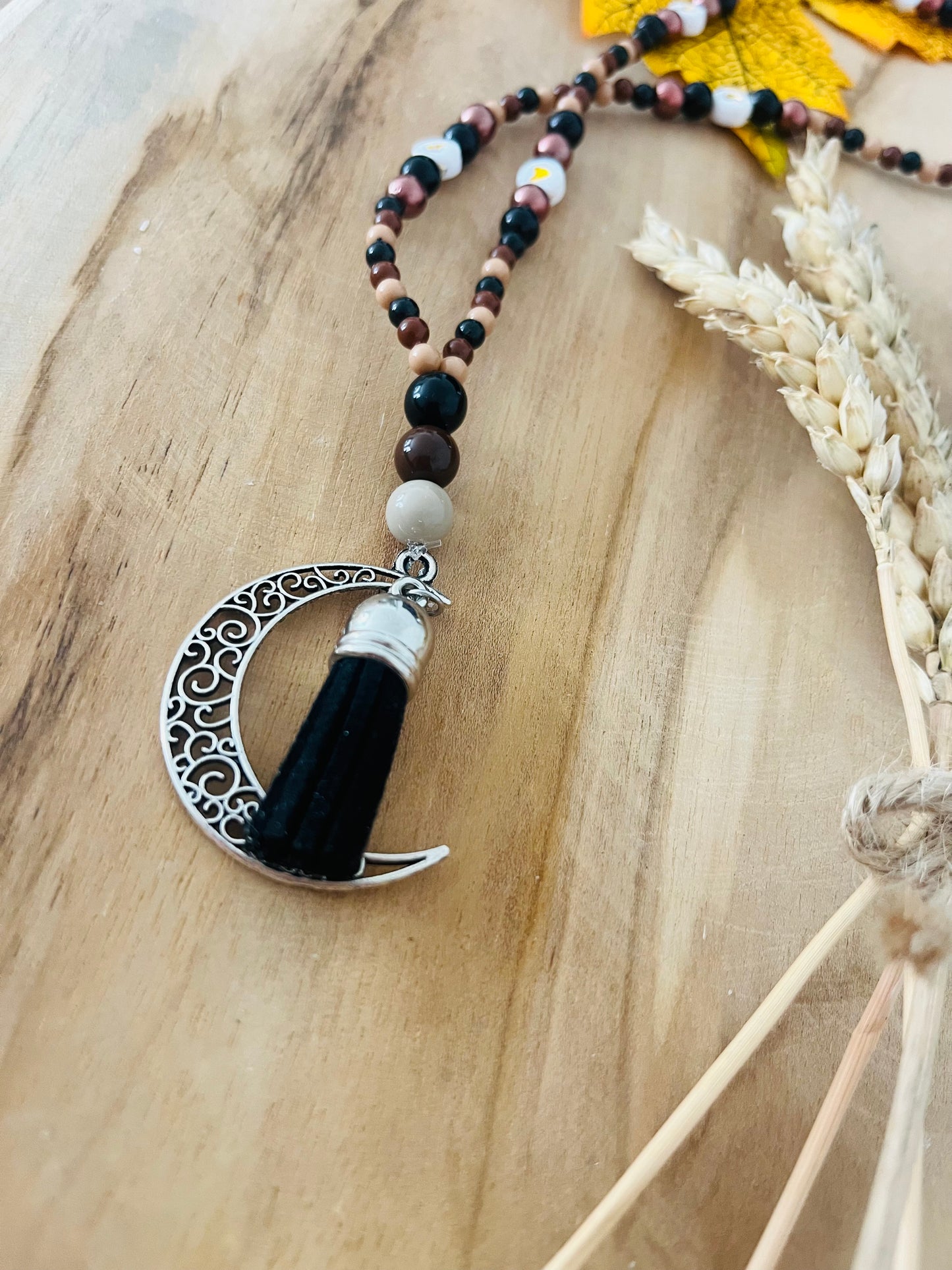 Bijou de voiture LALY noir/marron