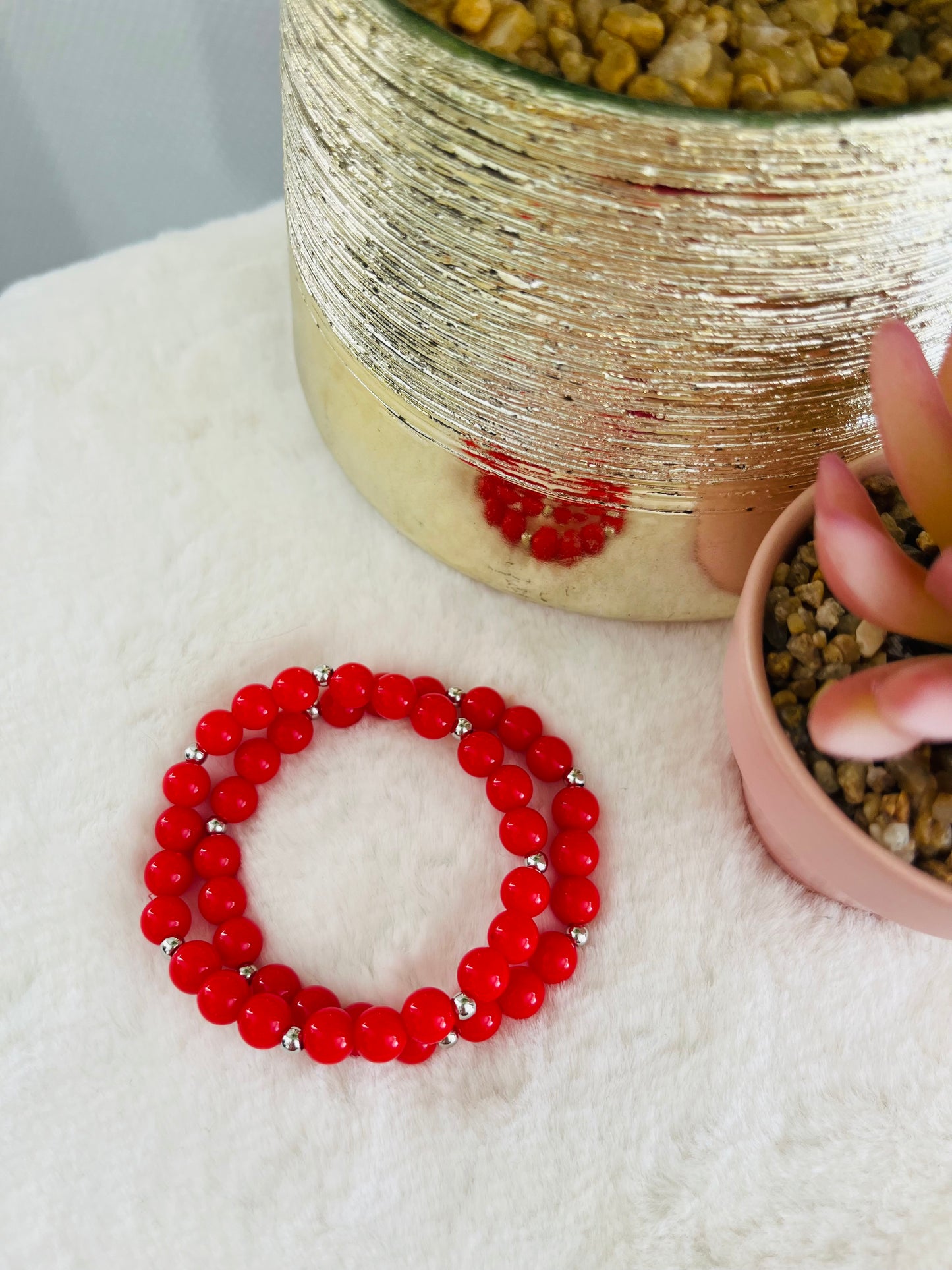 Bracelet MARGOT rouge