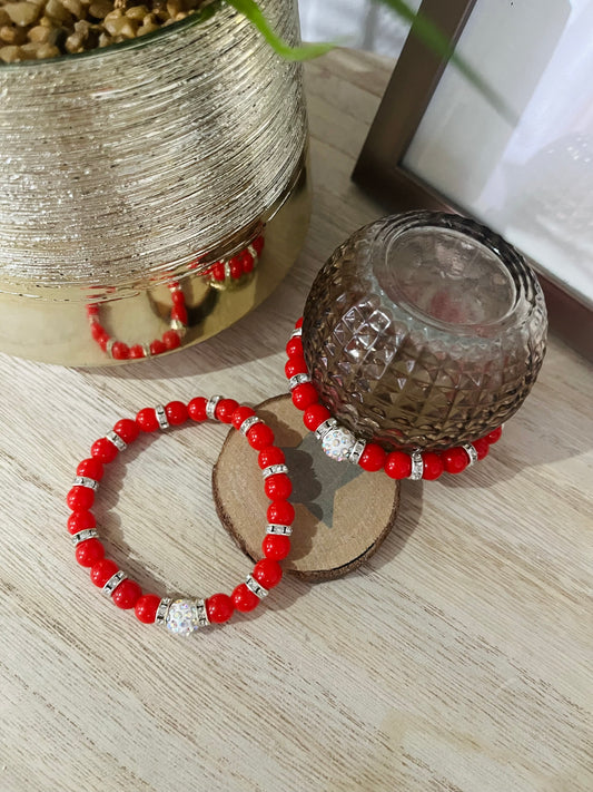 Bracelet JANINE rouge