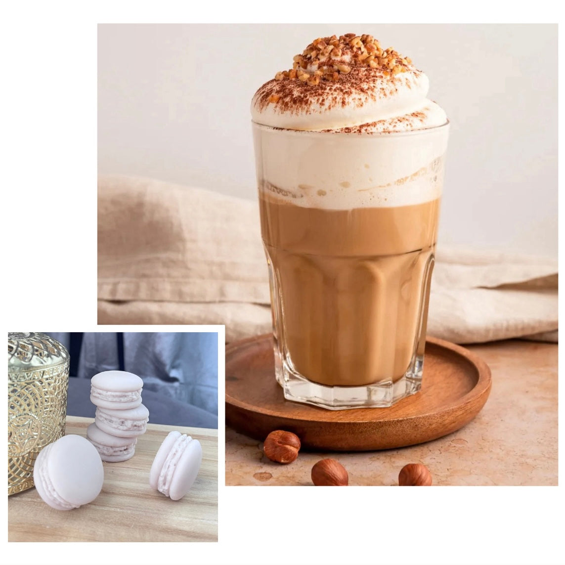 Macaron fondant CAPPUCCINO