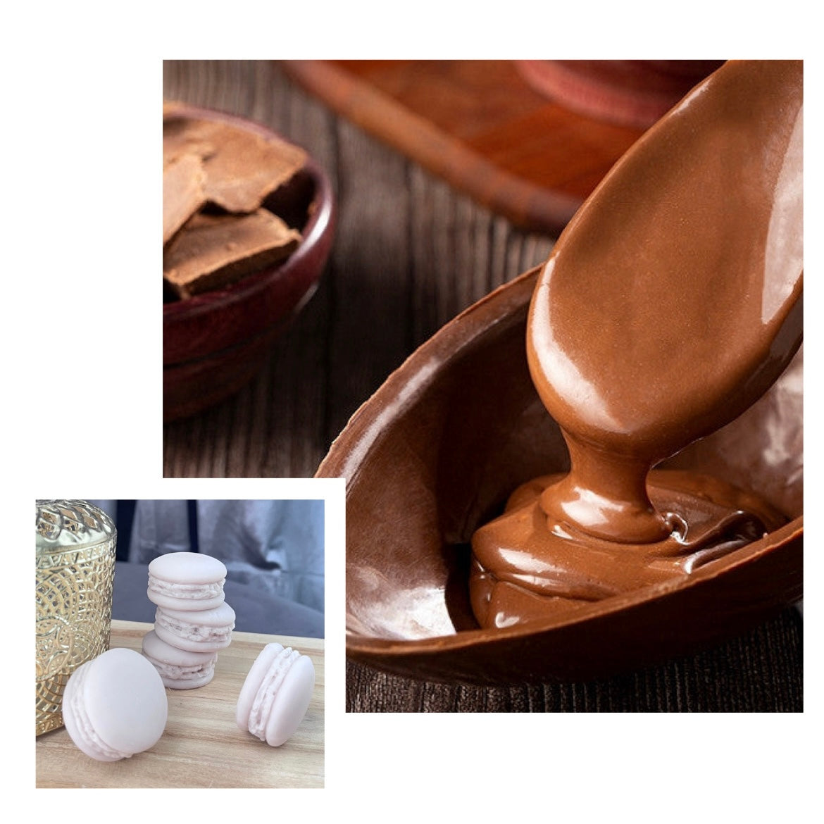 Macaron fondante CHOCOLAT AU LAIT