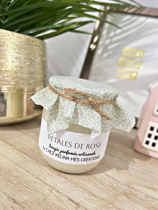 Bougie 80g PÉTALES DE ROSE