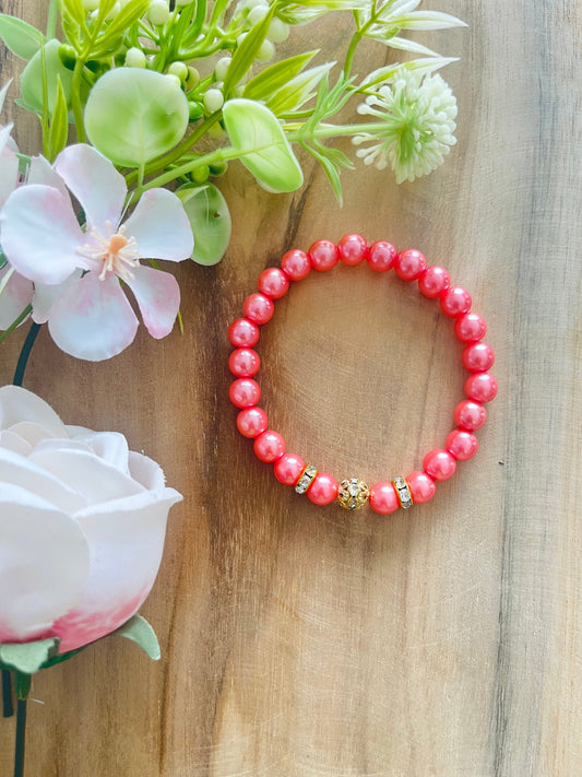 Bracelet MELANIE corail