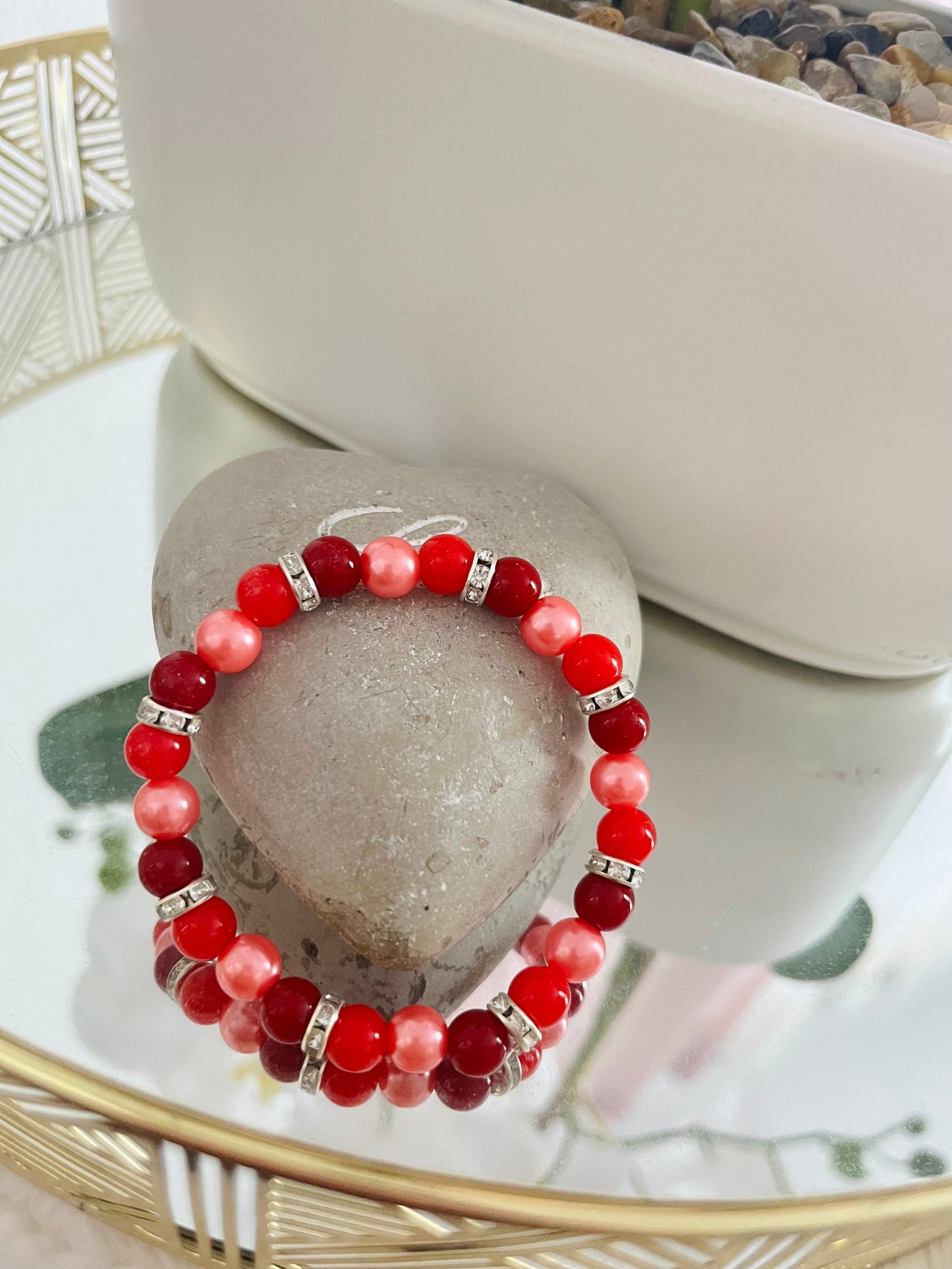 Bracelet ALEXANDRA rouge